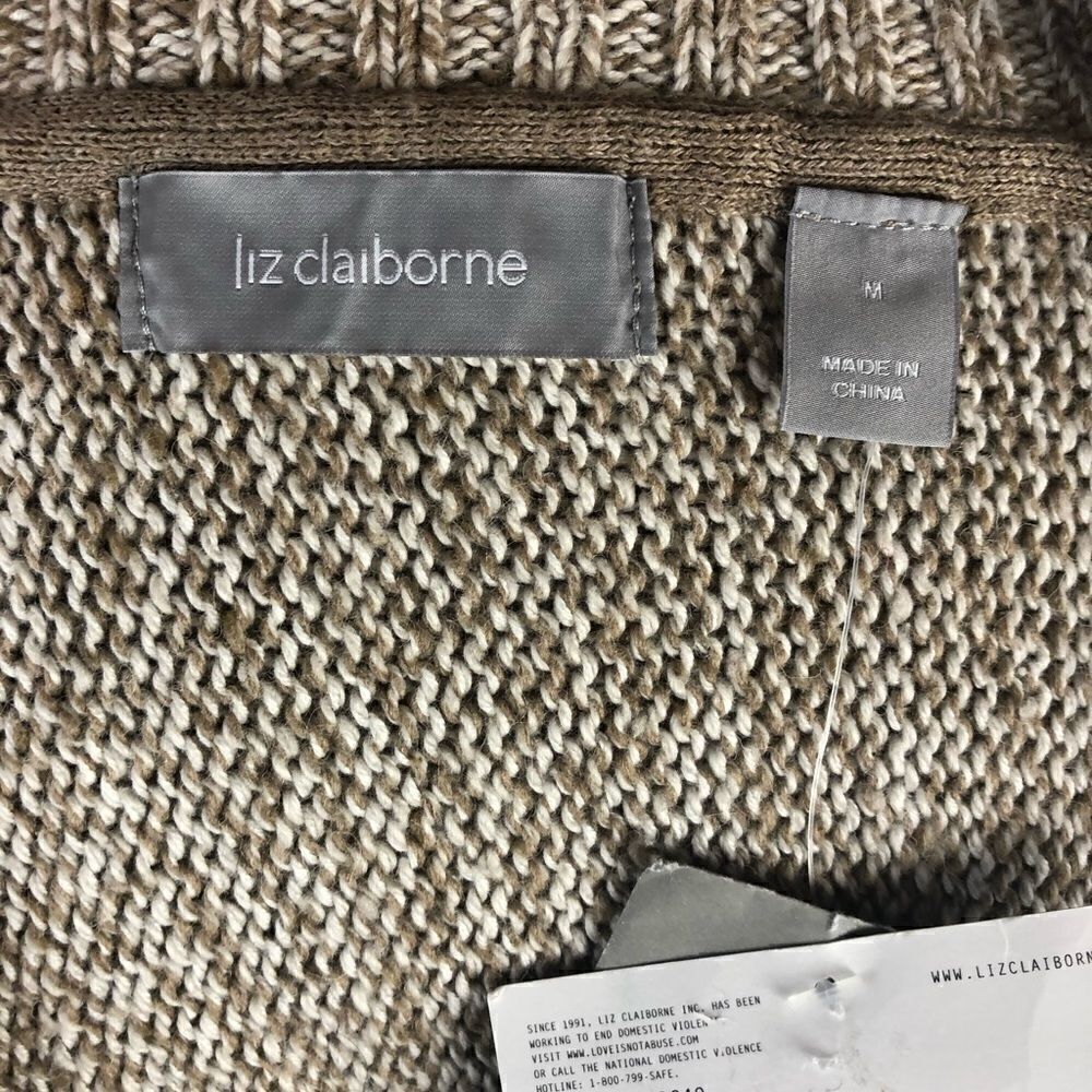 NWT Liz Claiborne Button Up Cardigan Sweater - Picture 6 of 8